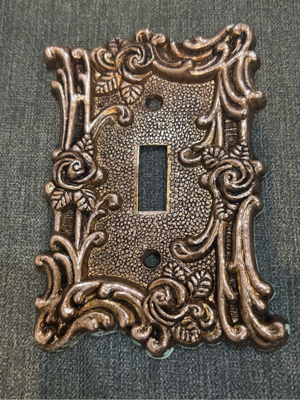 Vintage Metal light switch plat